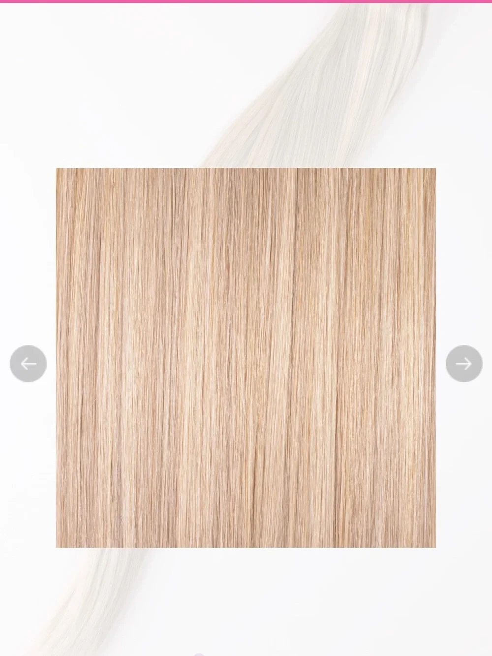 24” Beige Blonde Clip-In Extensions BFB Hair